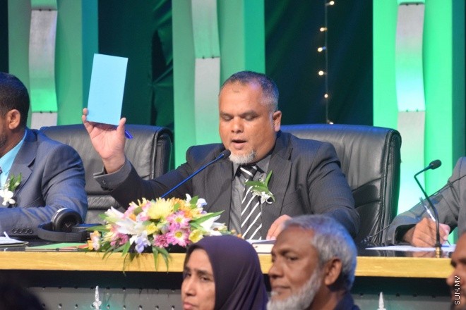 ޖުލައި 17، 2015: ޓީވީއެމް އިން އިންތިޒާމުކޮށްގެން ބޭއްވި، 1436 ވަނަ އަހަރުގެ ރަމަޟާން މަހުގެ، "ރާއްޖޭގެ އެންމެ އަލިގަދަ ތަރި" ޤުރުއާން މުބާރާތުގެ ފައިނަލް އަދި އިނާމު ދިނުމުގެ ރަސްމިއްޔާތުގެ ތެރެއިން -- ސަންފޮޓޯ/ އަލީ ނަސީރު 