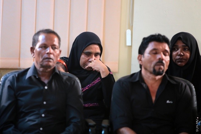 ޖޫން 23، 2015: ޕޮލިސް މެމޯރިއަލް ޑޭ ފާހަަގަކުރުމަށް އިސްކަންދަރު ކޮށީގައި ބޭއްވި ޖަލްސާގެ ތެރެއިން -- ސަން ފޮޓޯ/ފަޔާޒު މޫސާ