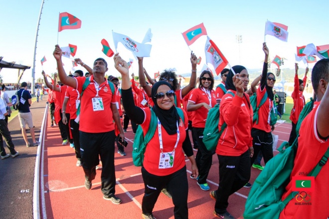 އައިއޯއައިޖީ 2015 ހުޅުވުމުގެ ރަސްމިއްޔާތުގެ ތެރެއިން -- އެމްއޯސީ ފޮޓޯ: ހުސައިން ސިނާން