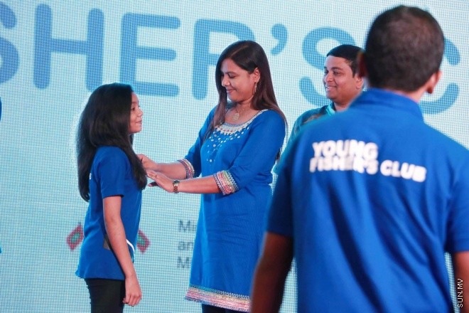ނުވެމްބަރ 21، ދަނޑުވެރިކަމާއި މަސްވެރިކަމުގެ ދުވަހުގެ މުނާސަބަތާ ގުޅުވައިގެން "މަސްވެރިންނާއި ދަނޑުވެރިންގެ ހަވީރު" ނަމުގައި ދަރުބާރުގޭގައި ބޭއްވި ޖަލްސާ ތެރެއިން -- ސަން ފޮޓޯ/ފަޔާޒު މޫސާ
