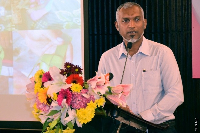 ޖެނުވަރީ 25، 2016: ސަލްޓަން ޕާކު ތަރައްގީކުރުމުގެ މަސައްކަތް އެމްޓީސީސީ އާއި ހަވާލުކުރުމަށް ބޭއްވި ރަސްމިއްޔާތުގެ ތެރެއިން ---- ސަން ފޮޓޯ/ އަހުމަދު ޝަރުވާން 