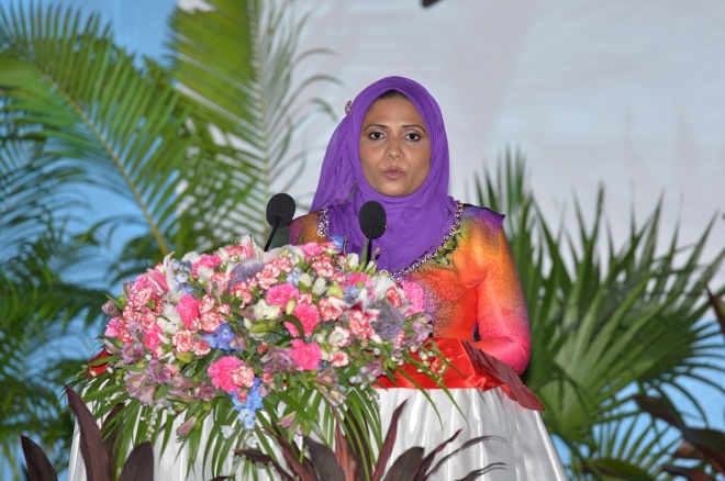 ފެބްރުއަރީ 18، 2016: ހުޅުމާލޭ ކުޑަކުދިންގެހިޔާ ހުޅުވައިދިނުމުގެ ރަސްމިއްޔާތުގެ ތެރެއިން --ފޮޓޯ: ރައީސް އޮފީސް