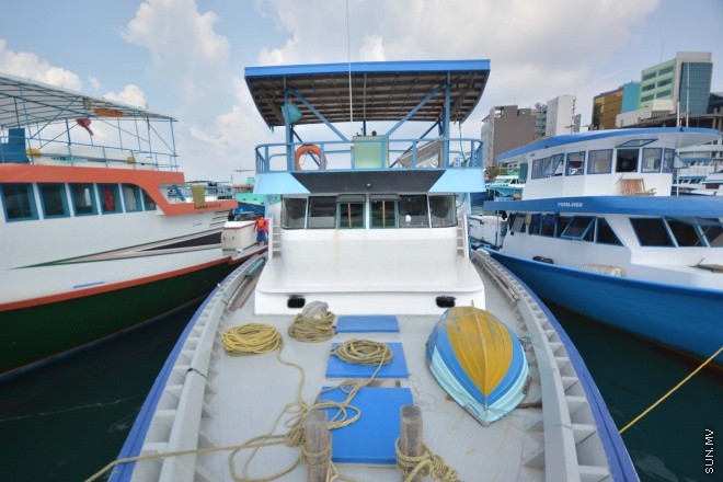 މަހަށް ނުކުމެ އުޅެނިކޮށް، މިދިޔަ އާދީއްތަ ދުވަހު 60 ކިލޯގެ މާވަހަރު ހޮވި ށ. ފޯކައިދޫ "މާކަރީ 7" ދޯނި-- ސަން ފޮޓޯ/ ފަޔާޒު މޫސާ