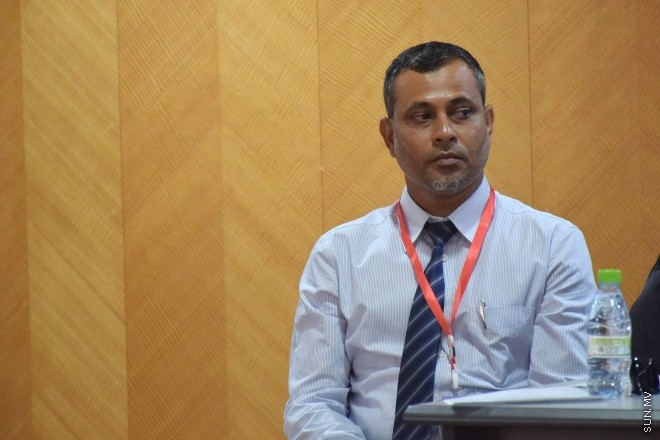 މާޗް 17، 2016: ވޮލީބޯލް އެސޯސިއޭޝަނަށް ރައީސަކު ހޮވުމަށް ބޭއްވުނު އިންތިހާބްގެ ތެރެއިން -- ސަން ފޮޓޯ/ ފަޔާޒު މޫސާ