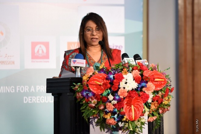 ދިވެހި ސިވިލްސާވިސް ކޮންފަރެންސް 2016 ނިންމާލުމުގެ ރަސްމިއްޔާތުގެ ތެރެއިން -- ސަން ފޮޓޯ/މުހައްމަދު އަފްރާހު