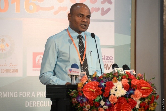 ދިވެހި ސިވިލްސާވިސް ކޮންފަރެންސް 2016 ނިންމާލުމުގެ ރަސްމިއްޔާތުގެ ތެރެއިން -- ސަން ފޮޓޯ/މުހައްމަދު އަފްރާހު