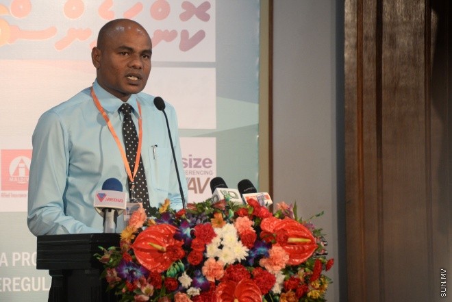 ދިވެހި ސިވިލްސާވިސް ކޮންފަރެންސް 2016 ނިންމާލުމުގެ ރަސްމިއްޔާތުގެ ތެރެއިން -- ސަން ފޮޓޯ/މުހައްމަދު އަފްރާހު
