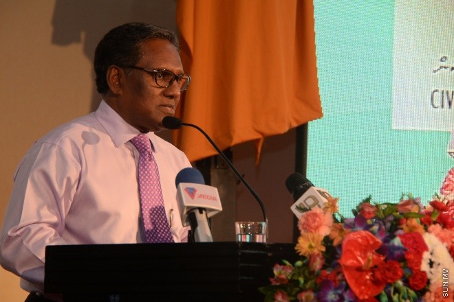 ދިވެހި ސިވިލްސާވިސް ކޮންފަރެންސް 2016 ނިންމާލުމުގެ ރަސްމިއްޔާތުގެ ތެރެއިން -- ސަން ފޮޓޯ/މުހައްމަދު އަފްރާހު