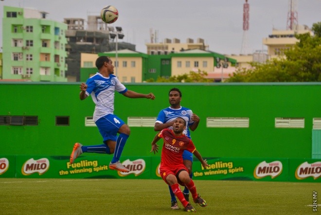 ވެޓެރަންސް ކަޕް: ވިކްޓްރީ ސްޕޯޓްސް ކުލަބާއި ނިއުރޭޑިއަންޓް ސްޕޯޓްސް ކްލަބް ބައްދަލު ކުރި މެޗުގެ ތެރެއިން : 1-3 ގެ ނަތީޖާއަކުން މެޗު ކާމިޔާބް ކުރީ ނިއުރޭޑިއަންޓް ސްޕޯޓްސް ކްލަބް--- ސަން ފޮޓޯ/ މުހައްމަދު އަފްރާހް