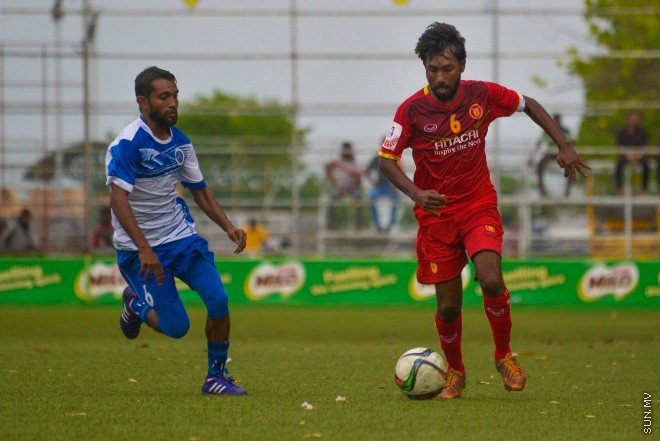 ވެޓެރަންސް ކަޕް: ވިކްޓްރީ ސްޕޯޓްސް ކުލަބާއި ނިއުރޭޑިއަންޓް ސްޕޯޓްސް ކްލަބް ބައްދަލު ކުރި މެޗުގެ ތެރެއިން : 1-3 ގެ ނަތީޖާއަކުން މެޗު ކާމިޔާބް ކުރީ ނިއުރޭޑިއަންޓް ސްޕޯޓްސް ކްލަބް--- ސަން ފޮޓޯ/ މުހައްމަދު އަފްރާހް