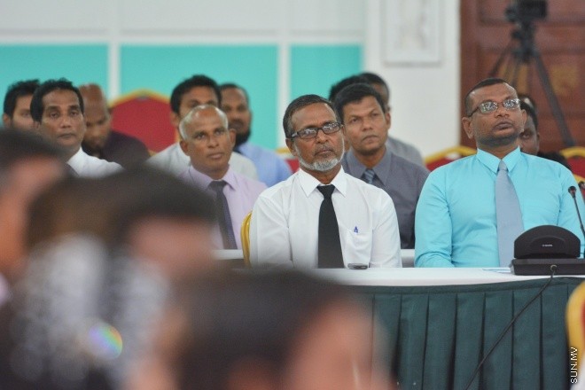 ޖުލައި 16، 2016: ސާފުރާއްޖެ ގައުމީ މަހާސިންތާ 2016 ހުޅުވުމުގެ ރަސްމިއްޔާތުގެ ތެރެއިން: މަހާސިންތާގައި ރަށްރަށުގެ ކައުންސިލަރުންނާއިއެކު ޖުމްލަ 265 ބައިވެރިއަކު ބައިވެރިވޭ -- ސަން ފޮޓޯ/ ފަޔާޒު މޫސާ