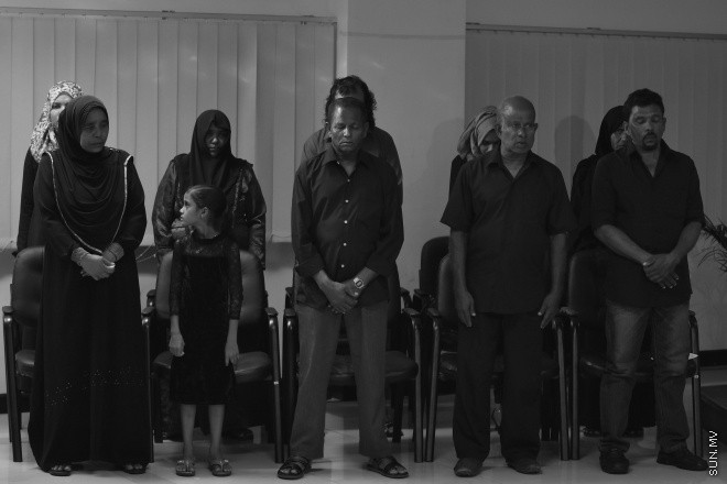 23 ޖުލައި 2016: ފުލުހުންގެ މެމޯރިއަލްޑޭ ފާހަގަކުރުމަށް މިރޭ އިސްކަންދަރު ކޮށީގައި ބޭއްވި ރަސްމިއްޔާތުގެ ތެރެއިން -- ސަން ފޮޓޯ/ މުހައްމަދު އަފްރާހް
