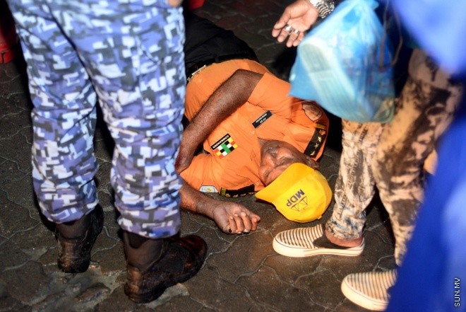 26 އޮގަސްޓް 2016: އިދިކޮޅު އިއްތިހާދުން މާލޭގައި ބޭއްވި އެއްވުމުގެ ތެރެއިން--- ސަން ފޮޓޯ: މުހައްމަދު އަފްރާހް