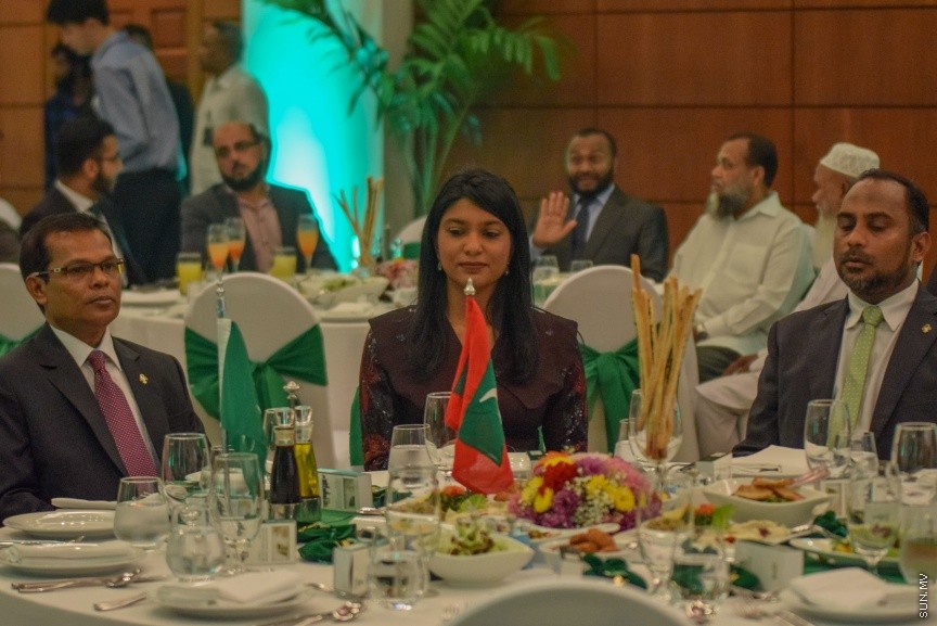 ސެޕްޓެމްބަރ23، 2016: ސައުދީ އަރަބިއްޔާގެ 86 ވަނަ ގައުމީ ދުވަހުގެ މުނާސްބަތުގައި ކުރުބާ މޯލްޑިވްސް ރިސޯޓްގައި ބޭއްވި ރަސްމިއްޔާތުގެ ތެރެއިން--- ސަން ފޮޓޯ: މުހައްމަދު އަފްރާހް
