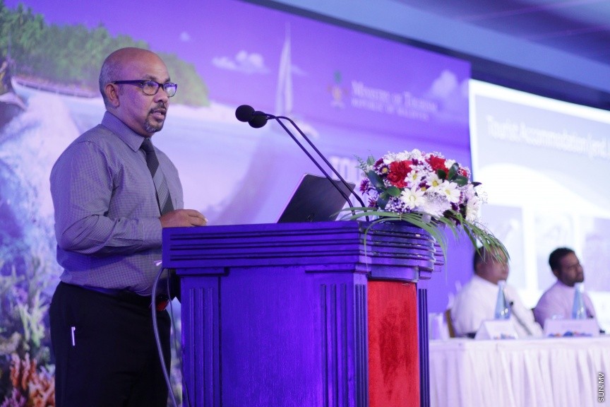 ސެޕްޓެމްބަރ 27، 2016: ޓޫރިޒަމް ދާއިރާގެ އިސްބޭފުޅުންގެ ފޯރަމް ފެށުމަށް ބޭއްވި ރަސްމިއްޔާތުގެ ތެރެއިން -- ސަން ފޮޓޯ/ ފަޔާޒު މޫސާ