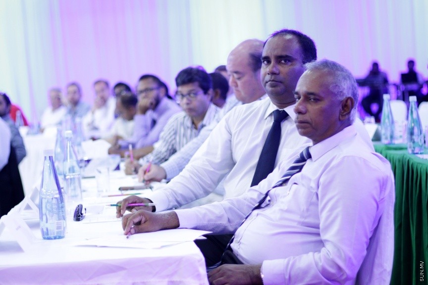 ސެޕްޓެމްބަރ 27، 2016: ޓޫރިޒަމް ދާއިރާގެ އިސްބޭފުޅުންގެ ފޯރަމް ފެށުމަށް ބޭއްވި ރަސްމިއްޔާތުގެ ތެރެއިން -- ސަން ފޮޓޯ/ ފަޔާޒު މޫސާ