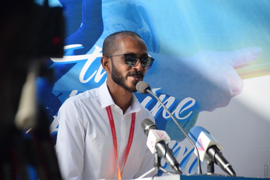ސެޕްޓެމްބަރ 27، 2016: މޯލްޑިވްސް މެރިން އެކްސްޕޯ ހުޅުވުމަށް ހުޅުމާލޭގައި ބޭއްވި ހަފްލާގެ ތެރެއިން -- ސަން ފޮޓޯ/ ފަޔާޒު މޫސާ