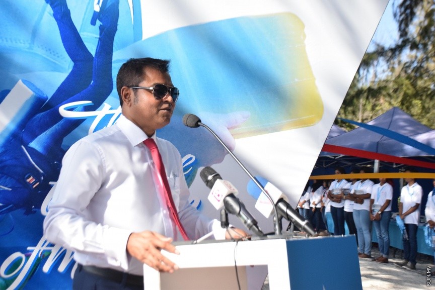 ސެޕްޓެމްބަރ 27، 2016: މޯލްޑިވްސް މެރިން އެކްސްޕޯ ހުޅުވުމަށް ހުޅުމާލޭގައި ބޭއްވި ހަފްލާގެ ތެރެއިން -- ސަން ފޮޓޯ/ ފަޔާޒު މޫސާ