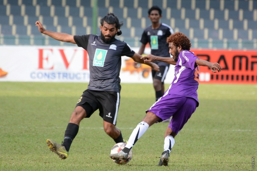 އޮކްޓޯބަރ 25، 2016: އެފްއޭ ކަޕް ފުޓްބޯޅަ މުބާރާތުގައި ބީޖީ އާއި ވޭރު ބައްދަލުކުރި މެޗުގެ ތެރެއިން -- ސަން ފޮޓޯ/ ފަޔާޒު މޫސާ
