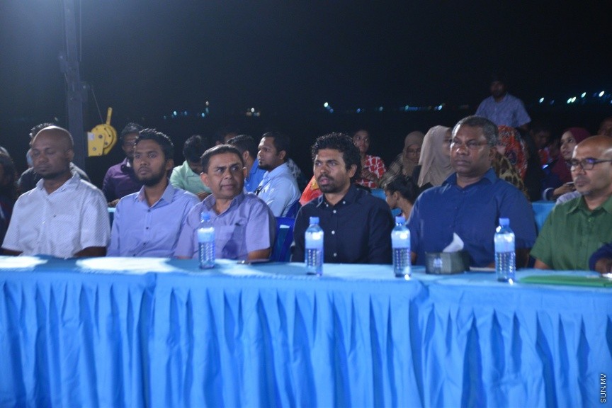 އޮކްޓޯބަރ 30، 2016: އެމްޕީއެލްއަށް 30 އަހަރު ފާހަގަކުރުމުގެ ގޮތުން މީރުބަހުރު ބަނދަރުގައި ބޭއްވި ހަފްލާގެ ތެރެއިން -- ސަން ފޮޓޯ