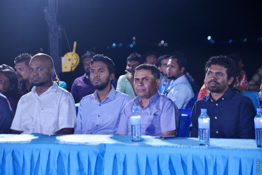 އޮކްޓޯބަރ 30، 2016: އެމްޕީއެލްއަށް 30 އަހަރު ފާހަގަކުރުމުގެ ގޮތުން މީރުބަހުރު ބަނދަރުގައި ބޭއްވި ހަފްލާގެ ތެރެއިން -- ސަން ފޮޓޯ