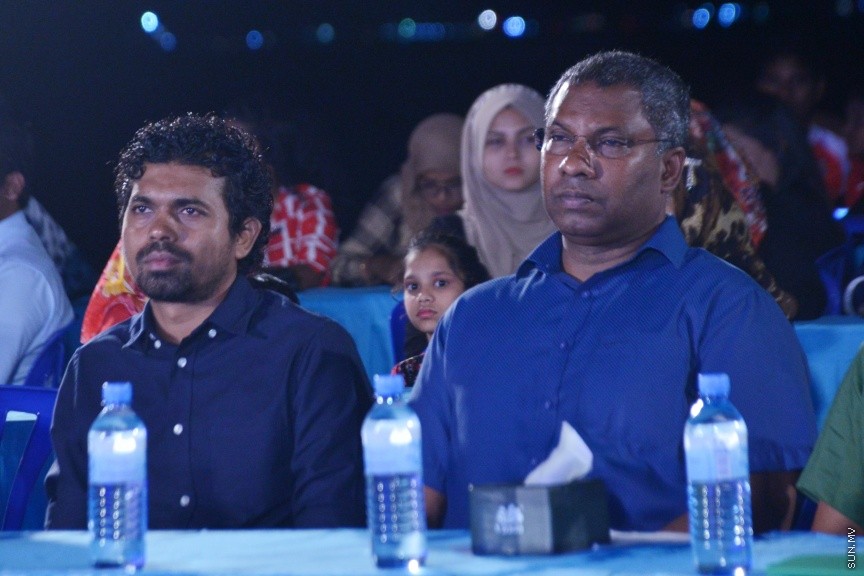 އޮކްޓޯބަރ 30، 2016: އެމްޕީއެލްއަށް 30 އަހަރު ފާހަގަކުރުމުގެ ގޮތުން މީރުބަހުރު ބަނދަރުގައި ބޭއްވި ހަފްލާގެ ތެރެއިން -- ސަން ފޮޓޯ