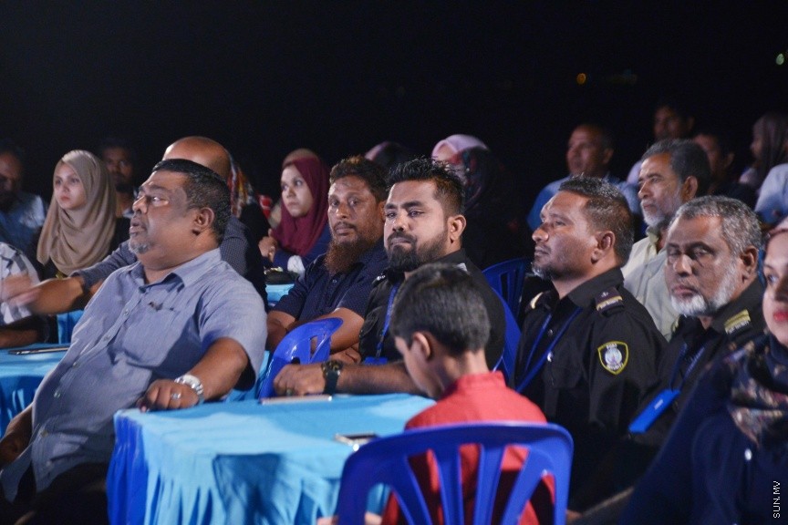 އޮކްޓޯބަރ 30، 2016: އެމްޕީއެލްއަށް 30 އަހަރު ފާހަގަކުރުމުގެ ގޮތުން މީރުބަހުރު ބަނދަރުގައި ބޭއްވި ހަފްލާގެ ތެރެއިން -- ސަން ފޮޓޯ