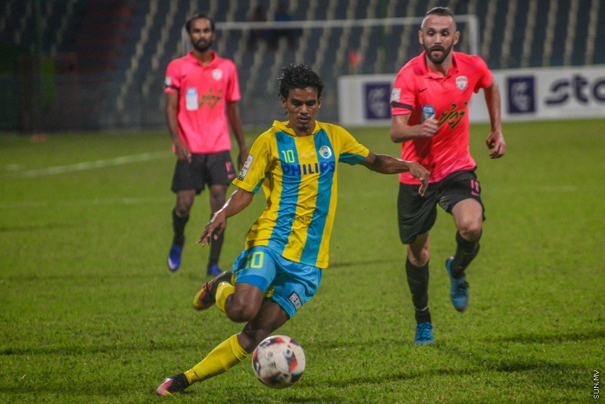 ނޮވެމްބަރ 7، 2016: އެފް އޭ ކަޕް ސެމީފައިނަލް ގައި ޔުނައިޓެޑްް ވިކްޓަރީ އާއި ވެލެންސިއާ ބައްދަލު ކުރި މެޗުގެ ތެރެއިން: ޔުނައިޓެޑް ވިކްޓަރީ 2-1ގެ ނަތީޖާ އަކުން ބަލިކޮށް އެފްއޭކަޕްގެ ފައިނަލްގެ ފަހު ޖާގަ ވެލެންސިއާއިން ހޯދައިފި---ސަން ފޮޓޯ: މުހައްމަދު އަފްރާހް