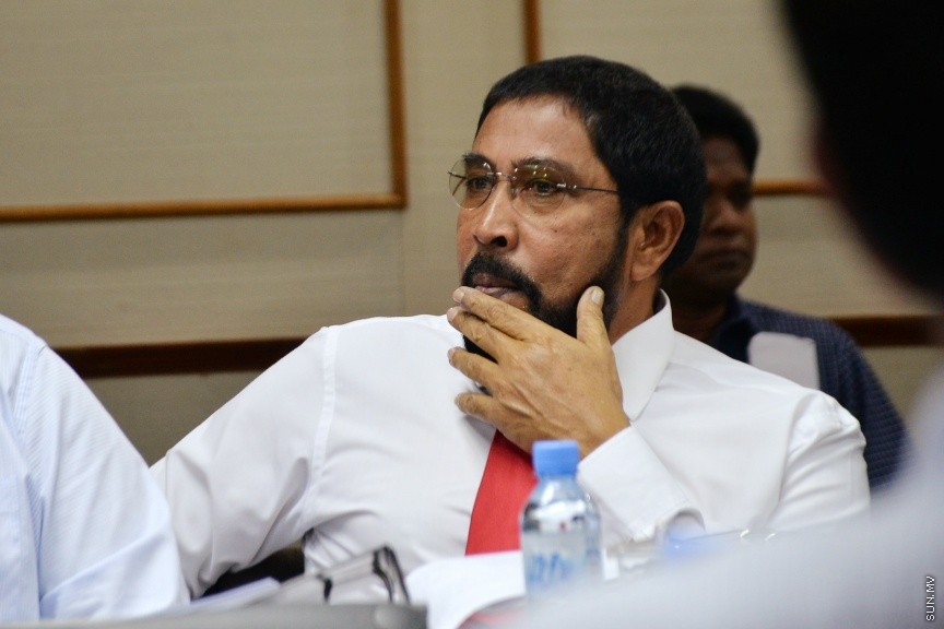 ނޮވެމްބަރ 10، 2016: އަންނަ އަހަރަށް ލަފާކުރާ ބަޖެޓު ދިރާސާކުރުމުގެ މަސައްކަތް ކުރާ ބަޖެޓު ކޮމިޓީގެ ބައްދަލުވުމުގެ ތެރެއިން: މިއަދު ވަނީ ދައުލަތުގެ ހަތަރު ވުޒާރާއެއްގެ މިނިސްޓަރުން ކޮމެޓީއަށް ހާޒުކޮށްފައި -- ސަން ފޮޓޯ/ ފަޔާޒު މޫސާ