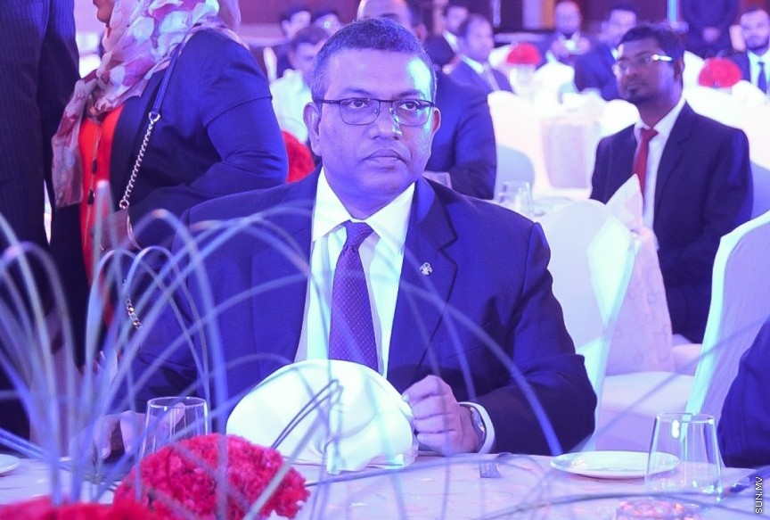 މޯލްޑިވްސް އިންވެސްޓްމެންޓް ފޯރަމް 2016 ގެ ގާލާ ޖާފަތް - މި ޖާފަތުގައި އިންޑިއާއާއި ރާއްޖޭގެ ގިނަ ވިޔަފާރިވެރިން ބައިވެރިވި -- ސަން ފޮޓޯ/ މާހިލް މުހައްމަދު