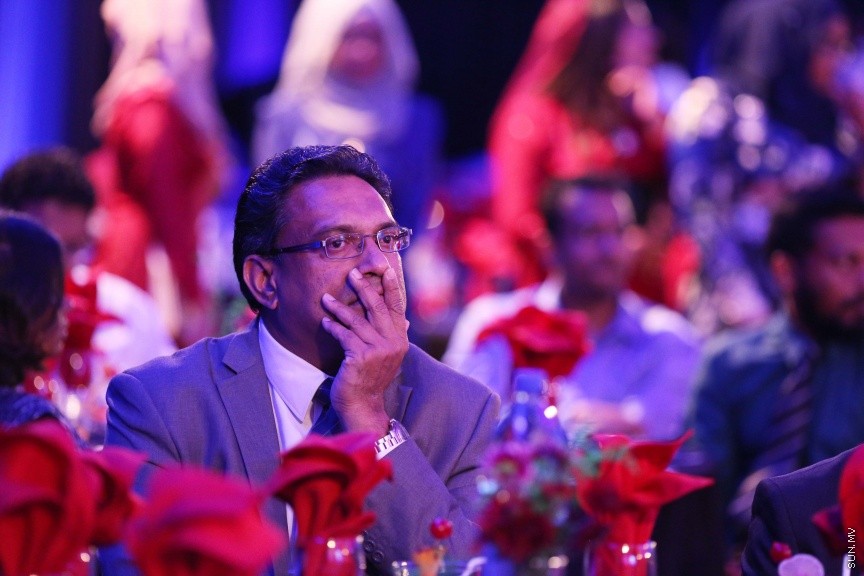 ނޮވެމްބަރ 27، 2016: ރައީސް ޔާމީން ސަރުކާރަށް ތިން އަހަރު ފާހަގަކުރުމުގެ ގޮތުން އެލައިޑް އިންޝޫރެންސް ކޮމްޕެނީގެ ފަރާތުން ދަރުބާރުގޭގައި ބޭއްވި ހާއްސަ ރަސްމިއްޔާތުގެ ތެރެއިން -- ސަން ފޮޓޯ/ ފަޔާޒު މޫސާ