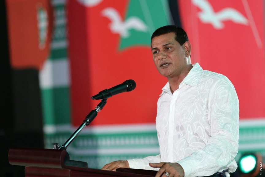 ނޮވެމްބަރ 29، 2016: ސޮދަގާތު ފައުންޑޭޝަނުން ކުރިއަށްގެންދިޔަ "ހިތާނީ އުފާ"ގެ ނިންމުން ފާހަގަކުރުމަށް ހުޅުމާލޭ ޣާޒީ ސްކޫލުގައި ބޭއްވި ރަސްމިއްޔާތުގެ ތެރެއިން --- ސަން ފޮޓޯ/ ފަޔާޒު މޫސާ