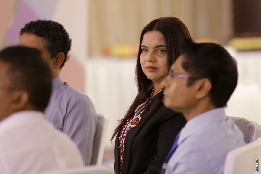 ޑިސެމްބަރ 4، 2016: ކުޅިވަރު އިޖްލާސް ރިޕޯޓް 2016 ނެރުމަށް ޖެން ހޮޓެލްގައި ބޭއްވި ރަސްމިއްޔާތުގެ ތެރެއިން -- ސަން ފޮޓޯ/ ފަޔާޒު މޫސާ