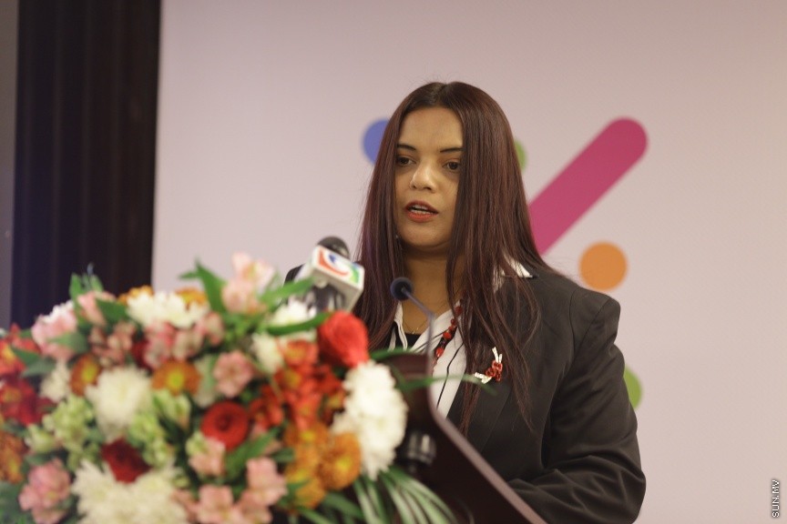 ޑިސެމްބަރ 4، 2016: ކުޅިވަރު އިޖްލާސް ރިޕޯޓް 2016 ނެރުމަށް ޖެން ހޮޓެލްގައި ބޭއްވި ރަސްމިއްޔާތުގެ ތެރެއިން -- ސަން ފޮޓޯ/ ފަޔާޒު މޫސާ