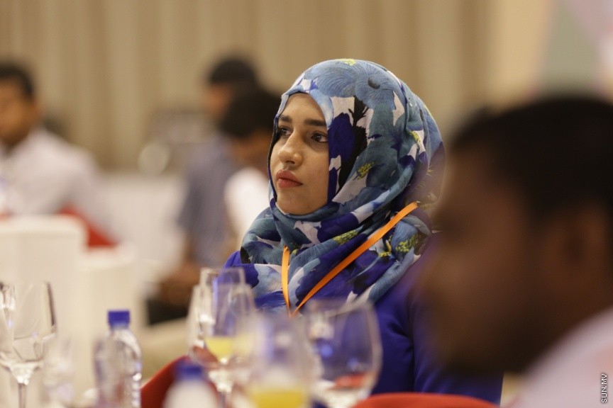 ޑިސެމްބަރ 4، 2016: ކުޅިވަރު އިޖްލާސް ރިޕޯޓް 2016 ނެރުމަށް ޖެން ހޮޓެލްގައި ބޭއްވި ރަސްމިއްޔާތުގެ ތެރެއިން -- ސަން ފޮޓޯ/ ފަޔާޒު މޫސާ