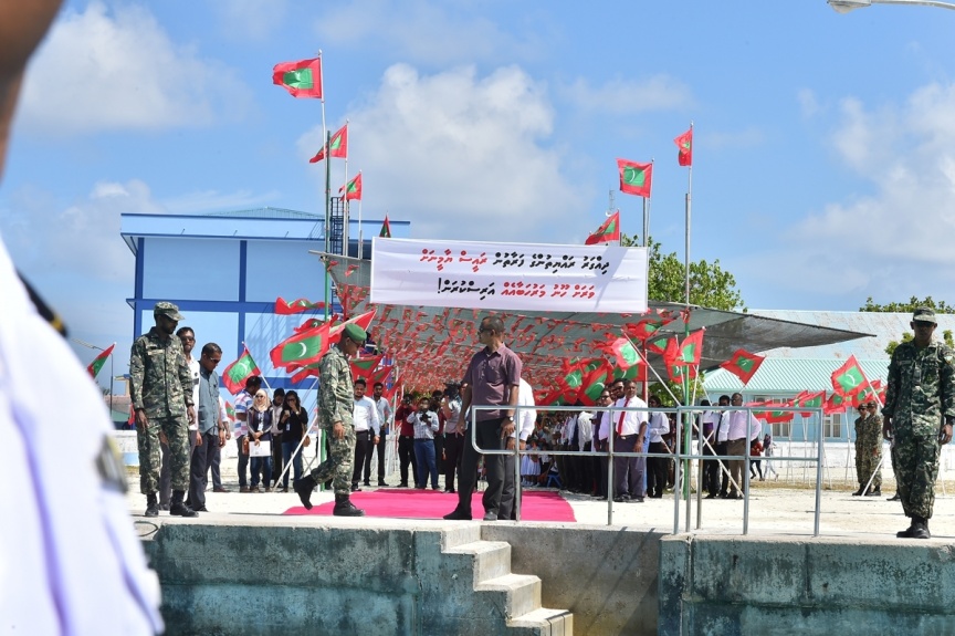 ޖެނުއަރީ 23، 2017: ރައީސް ޔާމީން މ. ދިއްގަރަށް ވަޑައިގެންނެވުން -- ފޮޓޯ/ ރައީސް އޮފީސް
