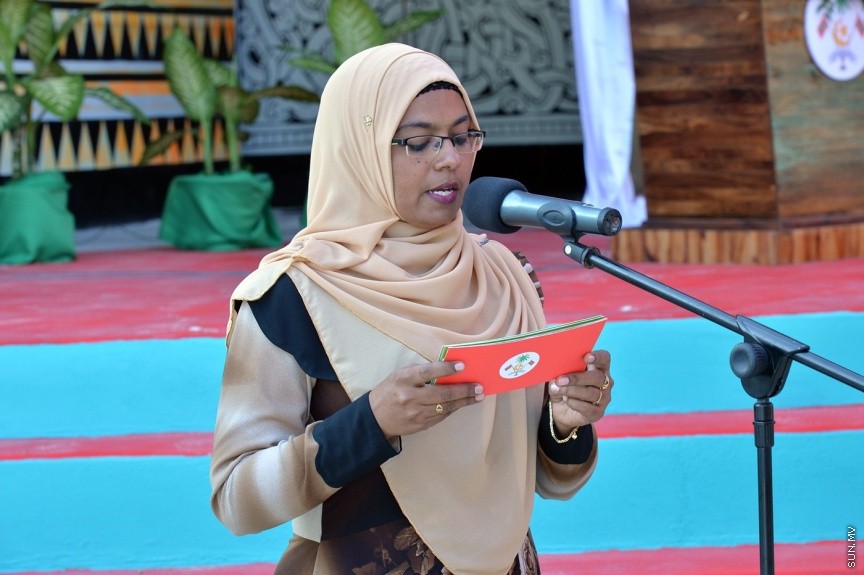 13 ފެބްރުއަރީ 2017: ހިންމަފުށީ ބިން ހިއްކުމުގެ މަޝްރޫޢުގެ ނިމުން ފާހަގަ ކުރުން--- ފޮޓޯ/ ރައީސް އޮފީސް
