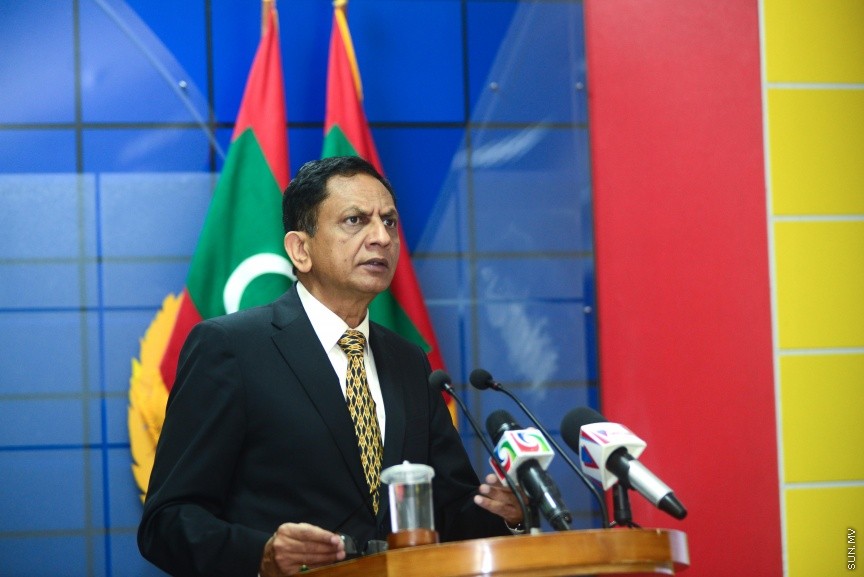 20 ފެބްރުއަރީ 2017:  މިނިވަން ވިޔަފާރީގެ އެއްބަސްވުންތަކާ ބެހޭ ގޮތުން ސަރުކާރުގެ އެކިއެކި މުއައްސަސާތަކާއި ކުންފުނިތަކަށް މައުލޫމާތު ދިނުމަށް ވޯލްޑް ޓްރޭޑް އޯގަނައިޒޭޝަން (ޑަބްލިއުޓީއޯ)އާ އެކު މިއަދު ކަސްޓަމްސް ބިލްޑިންގުގައި ފެށި ދެ ދުވަހުގެ ވޯކްޝޮޕް ފެއްޓުމުގެގޮތުން  ބޭއްވި ރަސްމިއްޔާތުގެ  ތެރެއިން---ސަން ފޮޓޯ: މުހައްމަދު އަފްރާހް