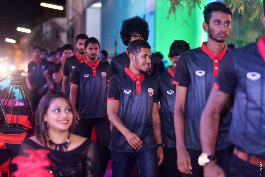 މާޗް 7، 2017: ޝެއިޚް ކަމާލް އިންޓަނޭޝަނަލް ކްލަބު ކަޕް ޓީސީއިން ކާމިޔާބު ކުރުމާ ގުޅިގެން އެފްއޭމް ކުރިމަތީގައި އެ އިދާރާއިން އިންތިޒާމް ކޮށްގެން ބޭއްވި ހާއްސަ ހަފްލާގެ ތެރެއިން  -- ސަން ފޮޓޯ/ ފަޔާޒު މޫސާ