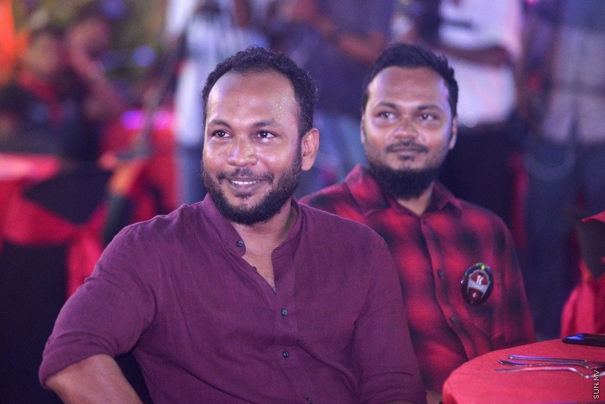 މާޗް 7، 2017: ޝެއިޚް ކަމާލް އިންޓަނޭޝަނަލް ކްލަބު ކަޕް ޓީސީއިން ކާމިޔާބު ކުރުމާ ގުޅިގެން އެފްއޭމް ކުރިމަތީގައި އެ އިދާރާއިން އިންތިޒާމް ކޮށްގެން ބޭއްވި ހާއްސަ ހަފްލާގެ ތެރެއިން  -- ސަން ފޮޓޯ/ ފަޔާޒު މޫސާ