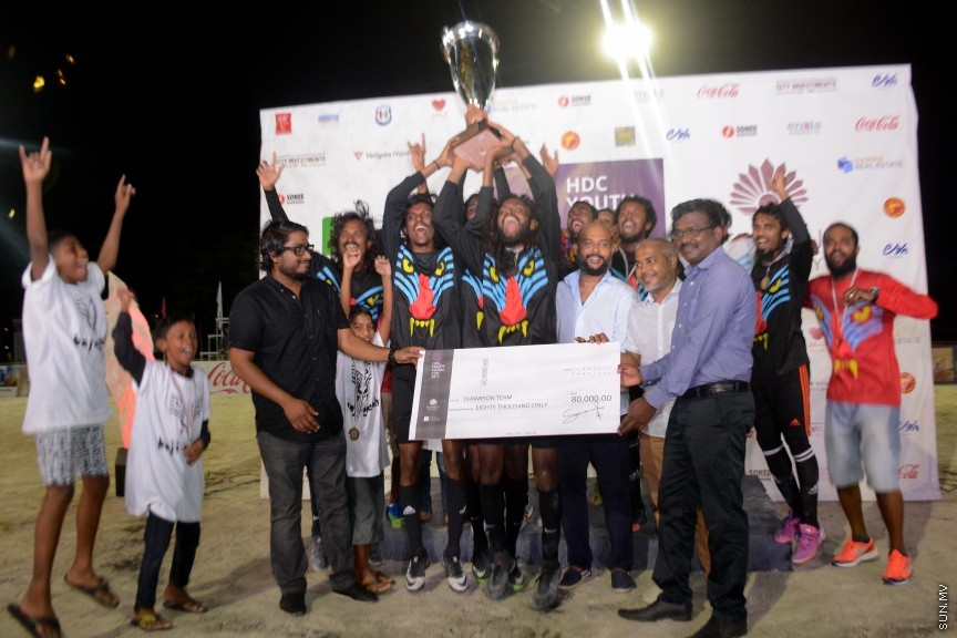 މާޗް 11، 2017: ޖުމްލަ 108 ޓީމާއެކު ބޭއްވި "އެޗްޑީސީ ޔޫތު ފުޓްސަލް ކަޕް 2017"ގެ ފައިނަލް މެޗާއި މުބާރާތް ނިންމުން -- ސަން ފޮޓޯ/ ފަޔާޒު މޫސާ