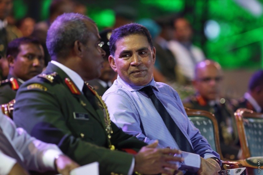 މާޗް 21، 2017: ސިފައިންގެ 12ވަނަ ހެވިކަމުގެ މުބާރަތް ނިންމުމުގެ ގޮތުން ކަޅުތުއްކަލާ ކޮށީގައި ބޭއްވި ރަސްމިއްޔާތުގެ ތެރެއިން -- ސަން ފޮޓޯ/ ފަޔާޒު މޫސާ