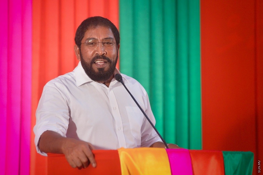 24 މާޗް 2017: ސަރުކާރާ އިދިކޮޅު ޕާޓީތައް ގުޅިގެން ޖޭޕީގެ މައި ޖަގަހަ، މ. ކުނޫޒު ގައި ބޭއްވި ޖަލްސާގެ ތެރެއިން---ސަން ފޮޓޯ/ މުހައްމަދު އަފްރާހް 