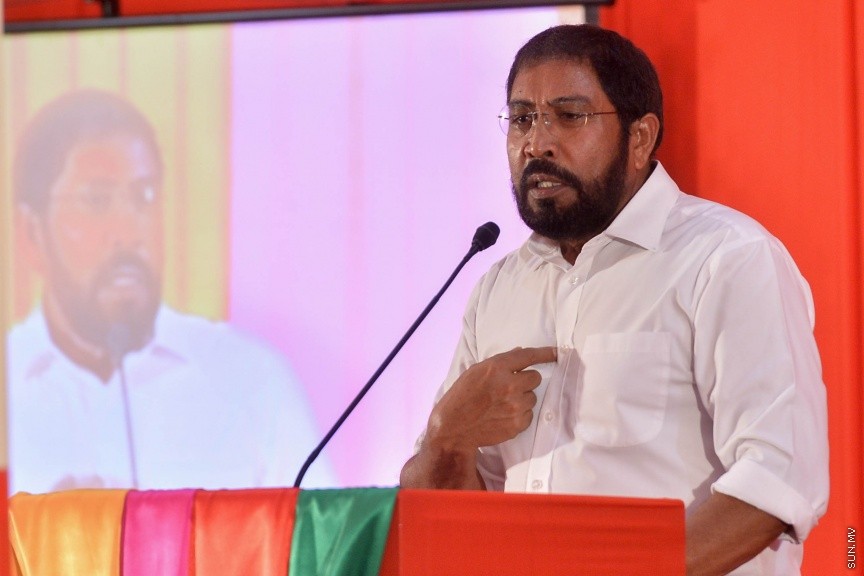 24 މާޗް 2017: ސަރުކާރާ އިދިކޮޅު ޕާޓީތައް ގުޅިގެން ޖޭޕީގެ މައި ޖަގަހަ، މ. ކުނޫޒު ގައި ބޭއްވި ޖަލްސާގެ ތެރެއިން---ސަން ފޮޓޯ/ މުހައްމަދު އަފްރާހް 