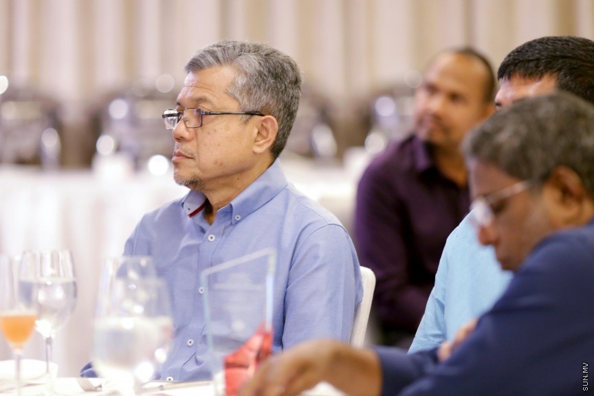 އޭޕްރީލް 2، 2017: މޯލްޑިވްސް ހައްޖު ކޯޕަރޭޝަންގެ ކާމިޔާބު 3 އަހަރު ފާހަގަކުރުމަށް ޖެން ހޮޓެލްގައި ބޭއްވި ހަފްލާގެ ތެރެއިން -- ސަން ފޮޓޯ/ ފަޔާޒު މޫސާ