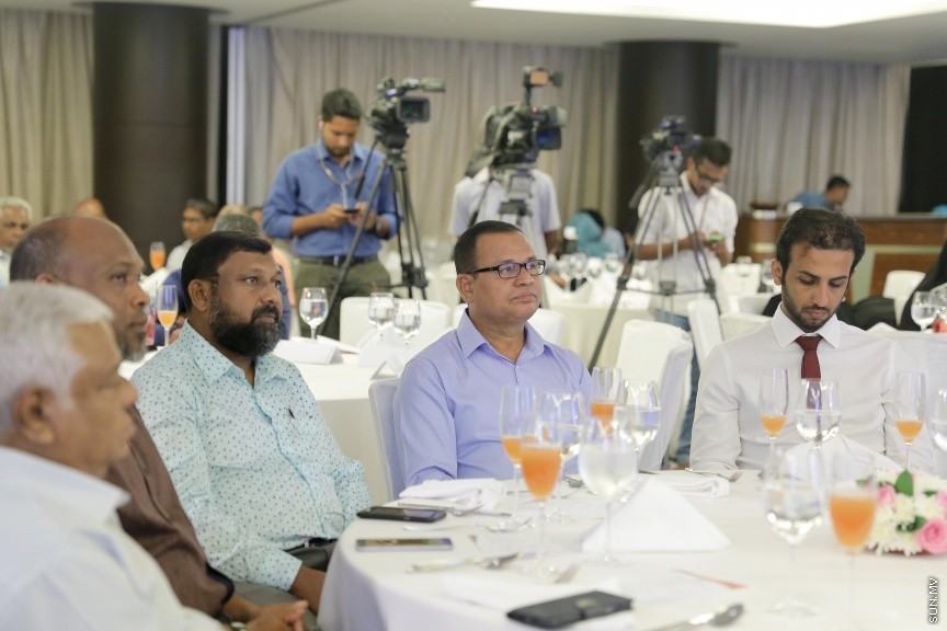 އޭޕްރީލް 2، 2017: މޯލްޑިވްސް ހައްޖު ކޯޕަރޭޝަންގެ ކާމިޔާބު 3 އަހަރު ފާހަގަކުރުމަށް ޖެން ހޮޓެލްގައި ބޭއްވި ހަފްލާގެ ތެރެއިން -- ސަން ފޮޓޯ/ ފަޔާޒު މޫސާ