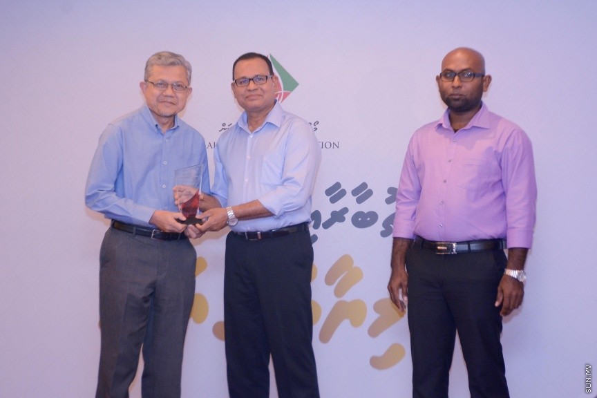 އޭޕްރީލް 2، 2017: މޯލްޑިވްސް ހައްޖު ކޯޕަރޭޝަންގެ ކާމިޔާބު 3 އަހަރު ފާހަގަކުރުމަށް ޖެން ހޮޓެލްގައި ބޭއްވި ހަފްލާގެ ތެރެއިން -- ސަން ފޮޓޯ/ ފަޔާޒު މޫސާ