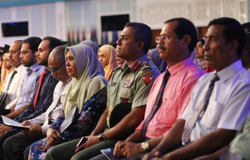 16 އޭޕްރީލް 2017: ގައުމީ ޔުނިވާސިޓީގެ ދަސްވެނިވުމުގެ ރަސްމިއްޔާތުގެ ތެރެއިން --- ސަން ފޮޓޯ/ އިހްތިޝާމް މުހައްމަދު