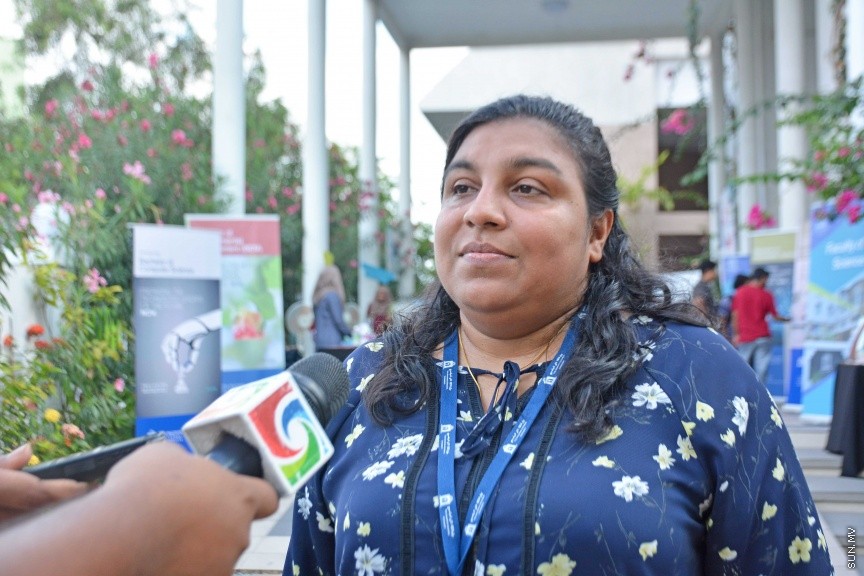 އޭޕްރީލް 21، 2017: ގައުމީ ޔުނިވާސިޓީ އިން ފެށި "ފަހި ދުވަސް"ގެ ތެރެއިން --- ސަން ފޮޓޯ/ ފަޔާޒު މޫސާ