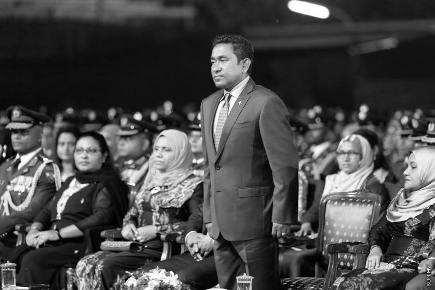އޭޕްރީލް 23، 2017: ސިފައިންގެ 125ވަނަ އަހަރީ ދުވަސް ފާހަގަ ކުރުމަށް ބޭއްވި ޖަލްސާގެ ތެރެއިން -- ސަން ފޮޓޯ/ ފަޔާޒު މޫސާ